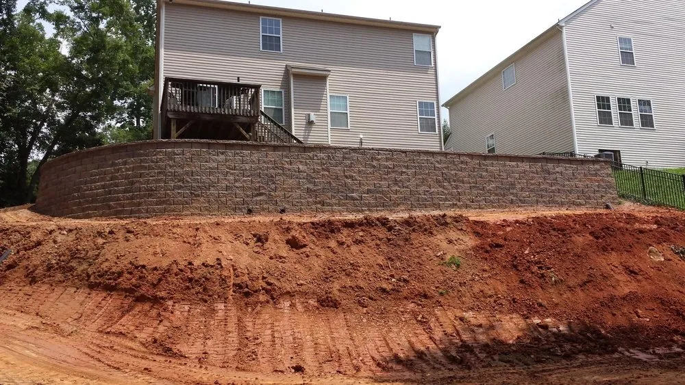 Professional outdoor landscaping in Matthews, NC by Superior Hardscapes