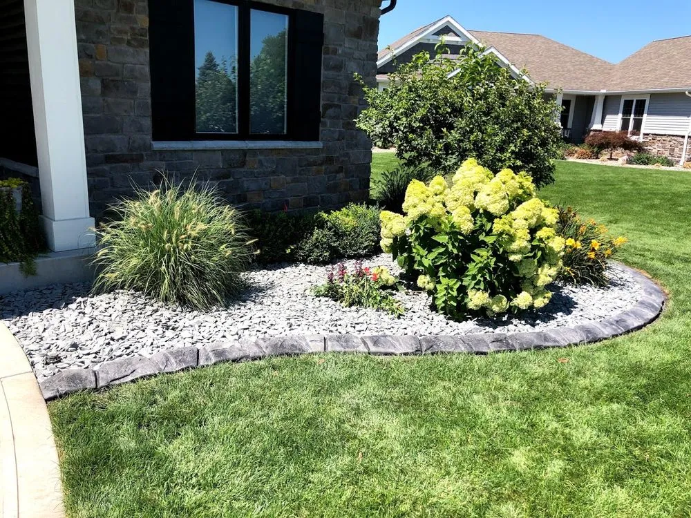 Local landscape installation in Middlebury, IN by Superior Hardscapes