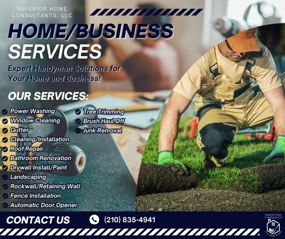 Custom landscape installation in San Antonio, TX - Superior Home Consultants