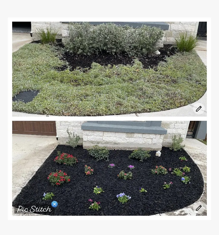 Local landscape installation in Round Rock, TX by Superior Landscape Construction