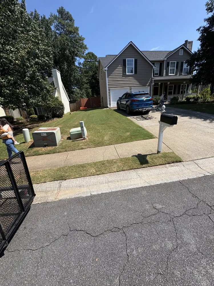 Local landscape installation in Acworth, GA by Superior Landscaping and More