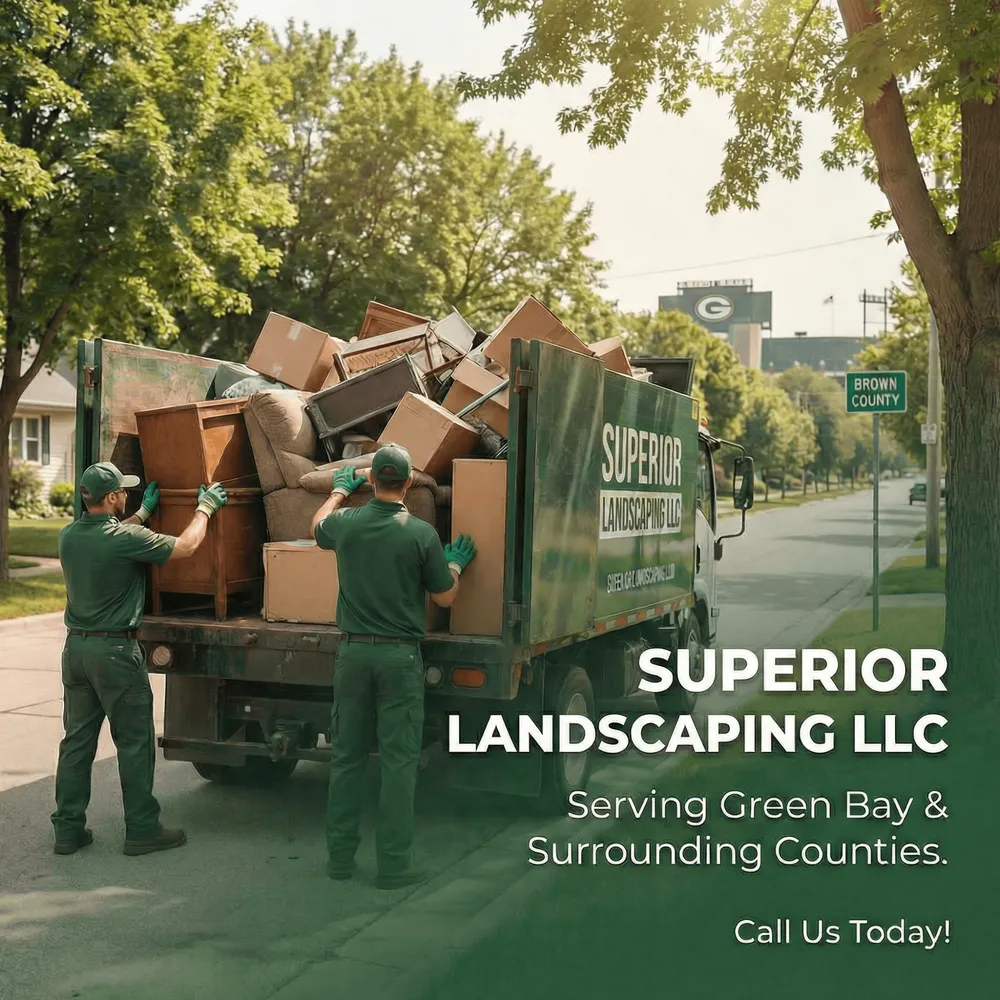 Custom yard cleanup service in Ashwaubenon, WI - Superior Landscaping
