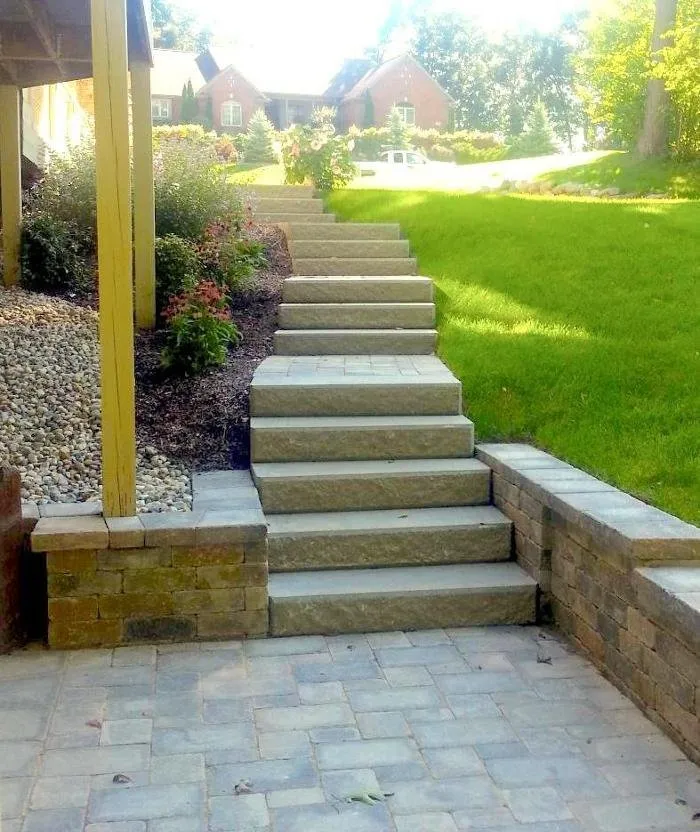 Professional garden landscaping for outdoor upgrades in Fenton, MI by Superior Lawn & Landscape