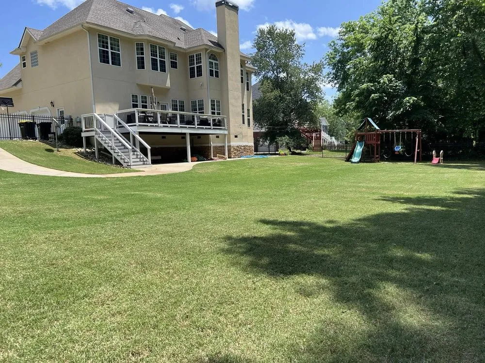 Affordable yard maintenance for residential properties in Peachtree City, GA by Superior Lawn Care & Landscape Services