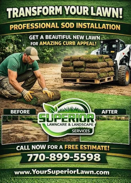 Reliable landscaping services experts serving Peachtree City, GA - Superior Lawn Care & Landscape Services