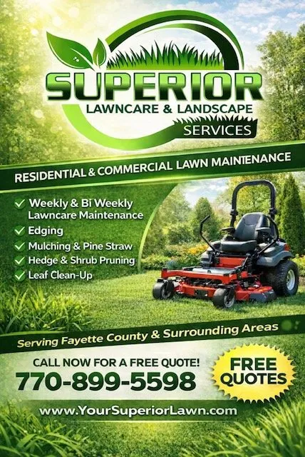 Top-rated garden landscaping experts serving Peachtree City, GA - Superior Lawn Care & Landscape Services
