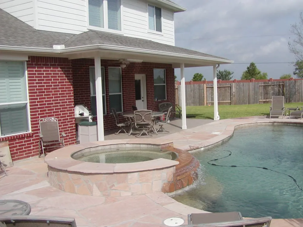 Local outdoor landscaping with custom design in Katy, TX by Superior Lawn Care and Landscaping