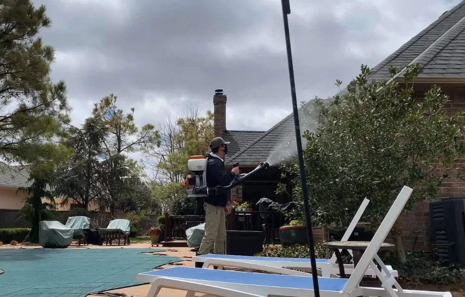 Expert lawn mowing service for residential properties in Oklahoma City, OK by Superior Lawn Solutions