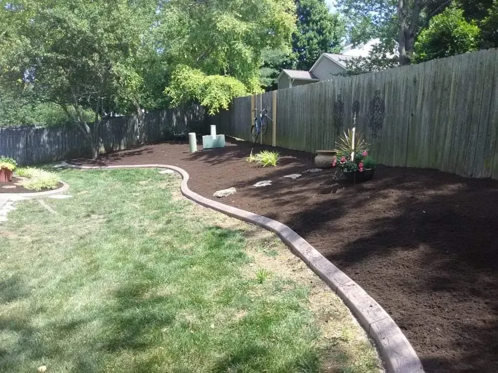 Custom garden landscaping in Junction City, KY by Superior Lawncare