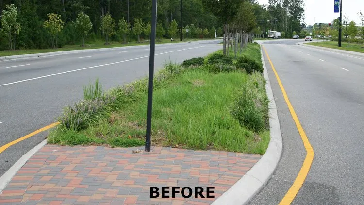 Local lawn mowing service with custom design in Houston, TX by Superior Signature Exteriors