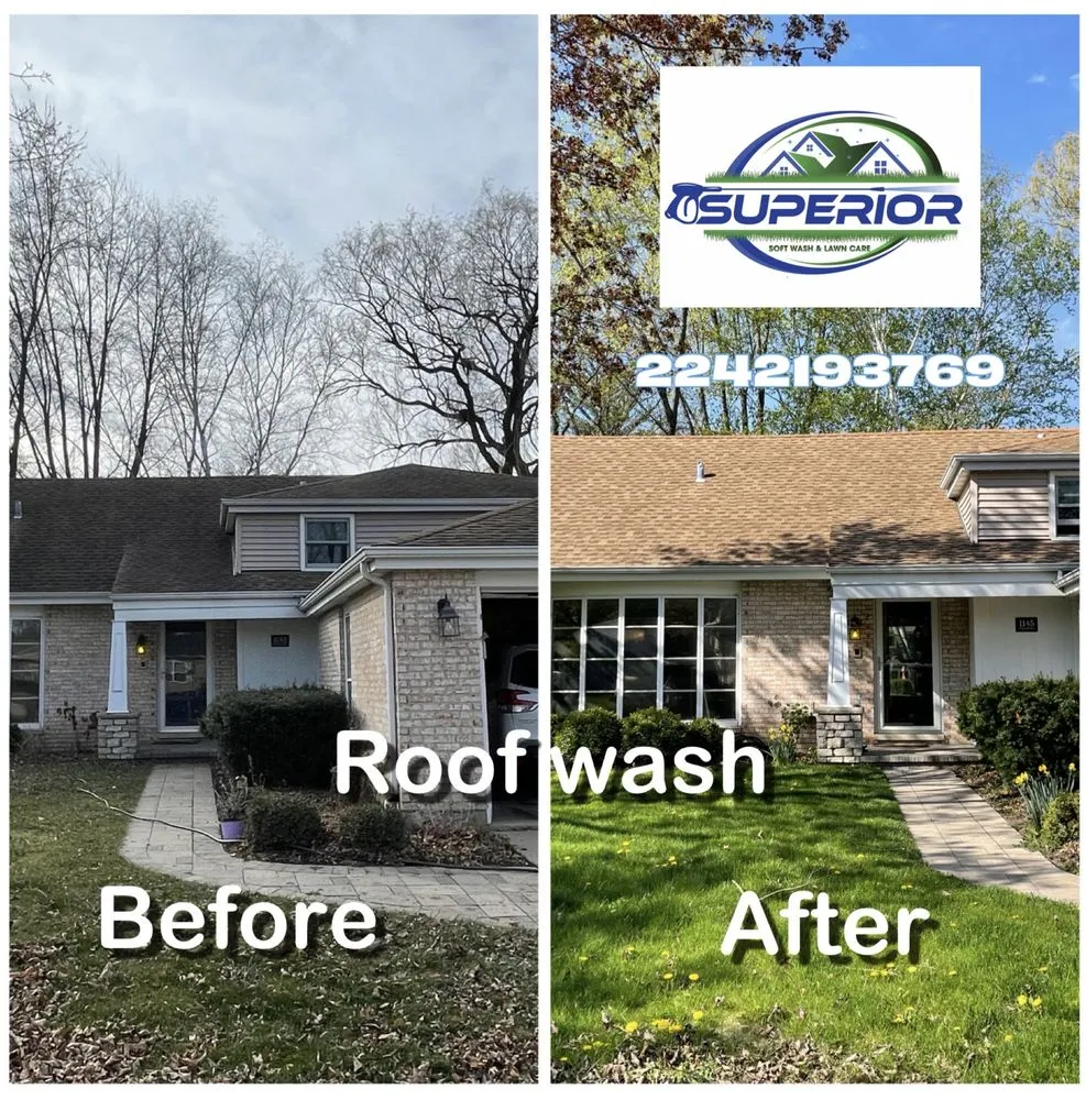 Professional yard maintenance in Waukegan, IL by Superior Soft Wash & Landscaping