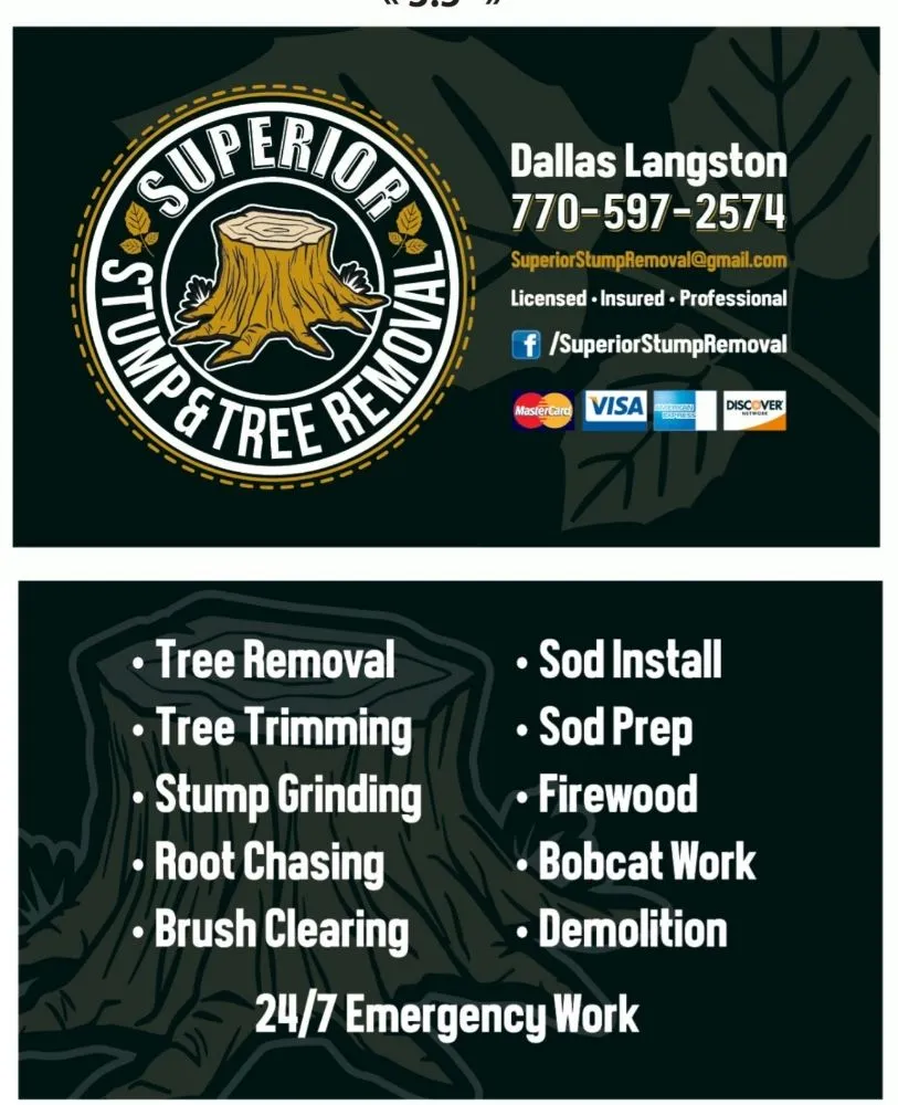 Reliable lawn care service for homes in Douglasville, GA by Superior Stump Removal