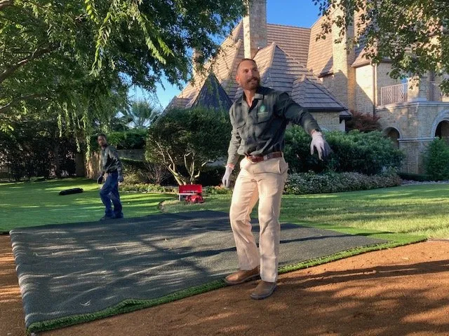 Professional lawn mowing service for outdoor upgrades across Fort Worth, TX - Superior Synthetic Grass & Turf