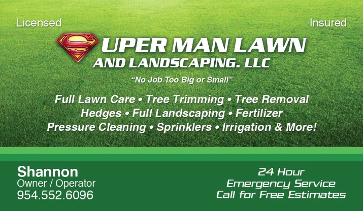 Custom lawn care service with custom design across Pembroke Pines, FL - Superman Lawn and Landscaping
