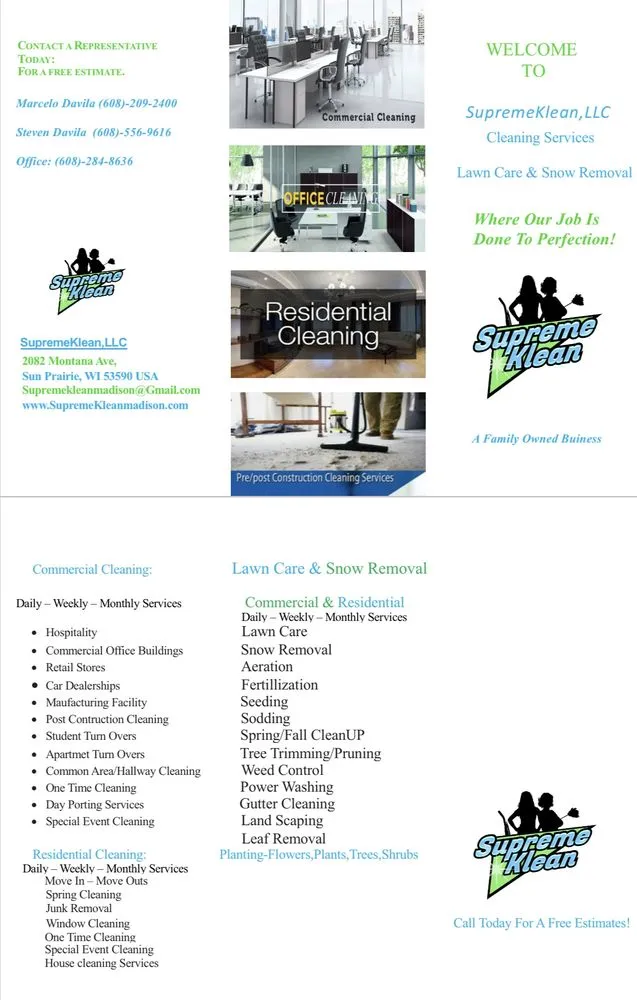 Professional lawn care service in Sun Prairie, WI by Supreme Klean