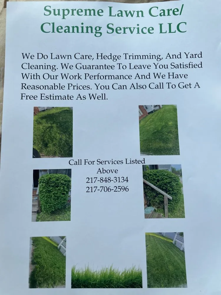 Trusted lawn care service with custom design in Decatur, IL by Supreme Lawn Care & Cleaning Services
