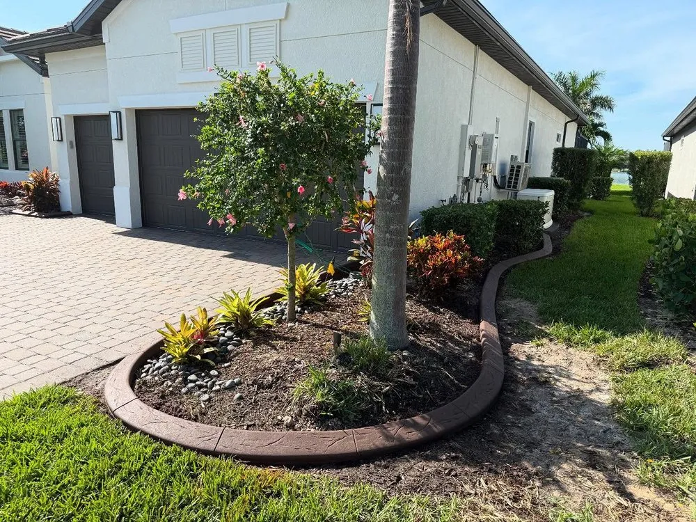 Trusted garden landscaping for residential properties in Cape Coral, FL by Surface Pro Concrete Solutions