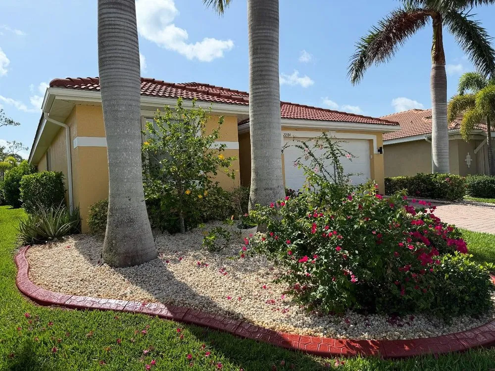 Expert lawn mowing service for outdoor upgrades in Cape Coral, FL by Surface Pro Concrete Solutions
