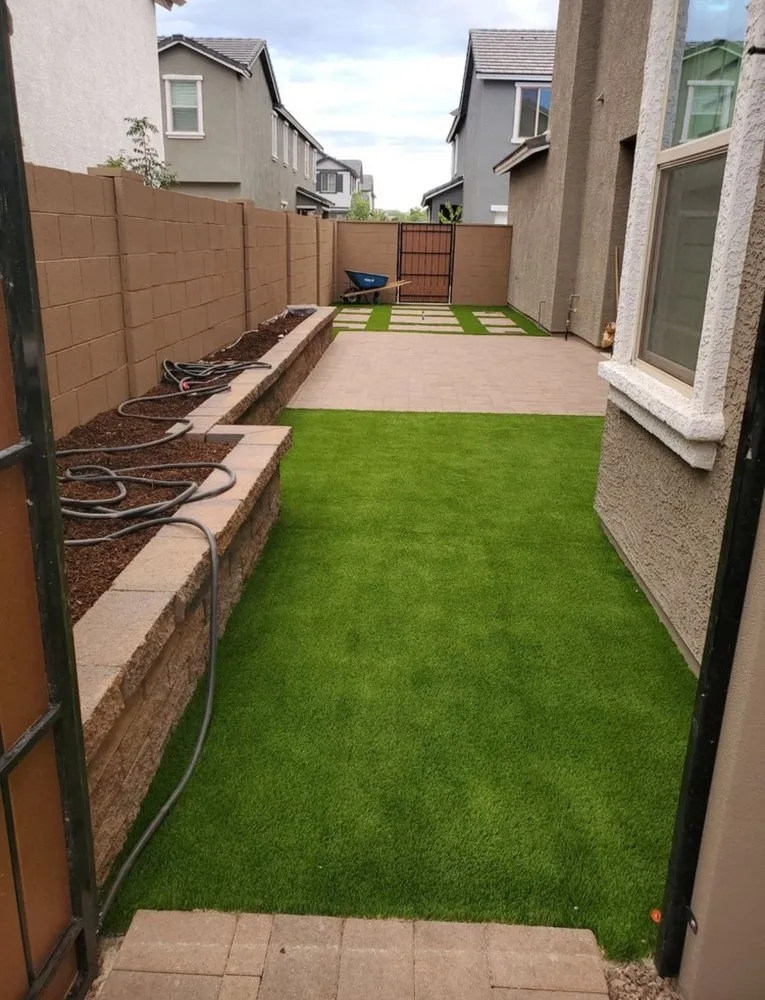 Custom lawn mowing service in Surprise, AZ by Surprise Valley Hardscape & Landscaping