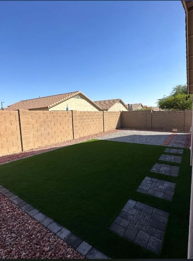Professional outdoor landscaping in Surprise, AZ by Surprise Valley Hardscape & Landscaping