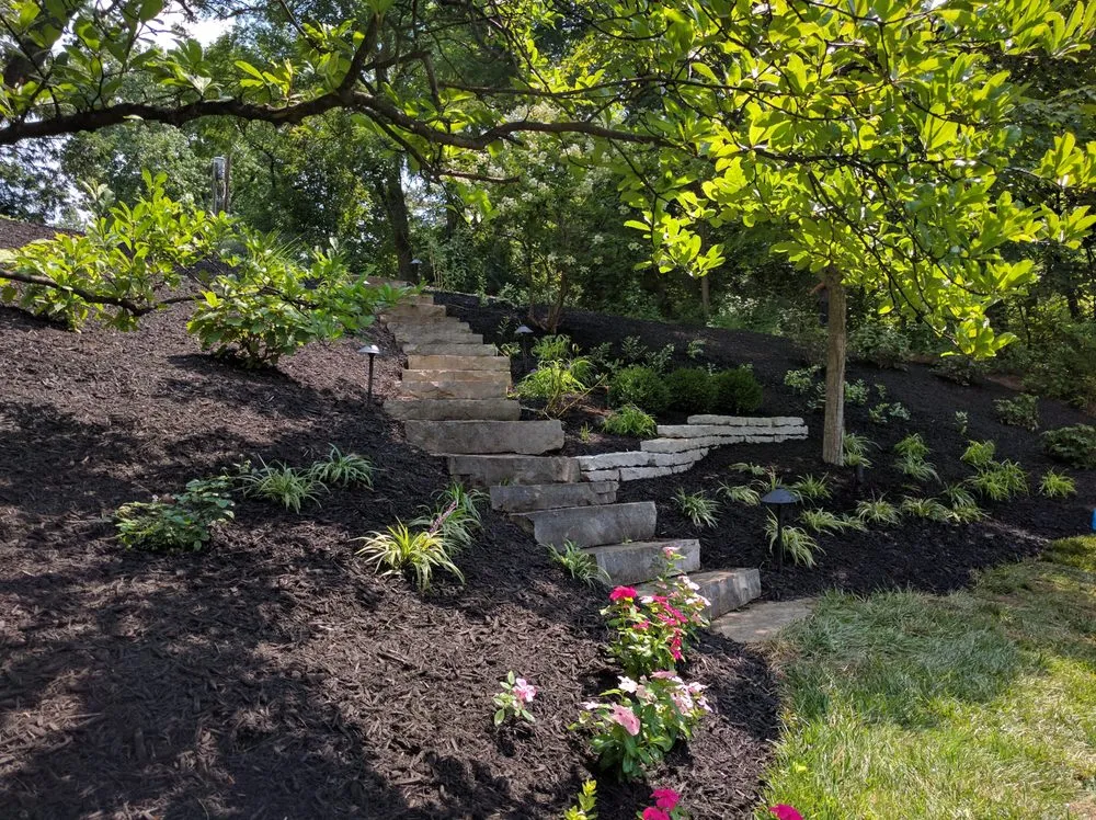 Custom landscaping services for beautiful yards in Loveland, OH by Surroundings