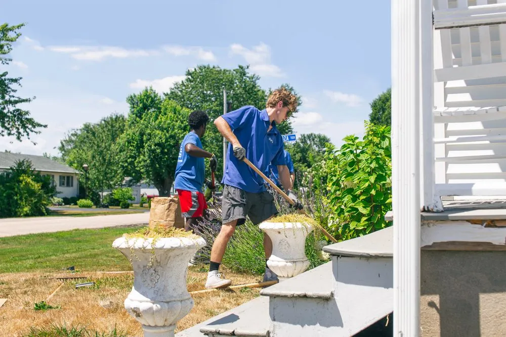 Custom landscape installation with custom design in Newport, RI by Surv