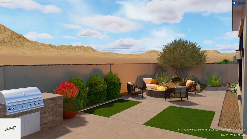 Affordable residential landscaping in Phoenix, AZ by Sustainable City Scape Architecture