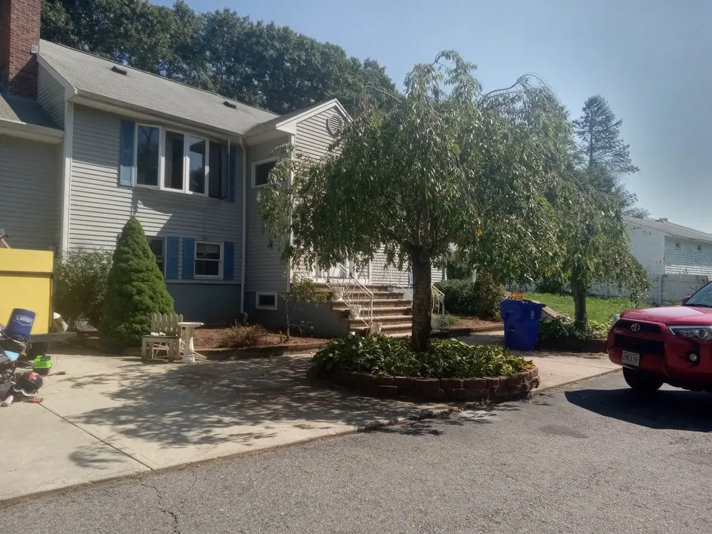 Local landscape installation in Raynham, MA by Sustainable Lawncare