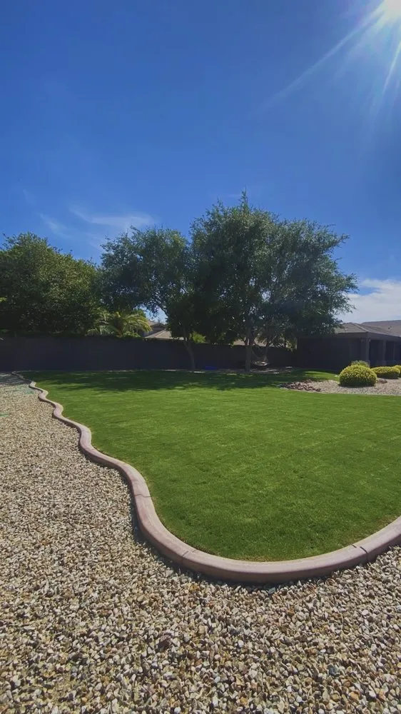 Affordable garden landscaping with custom design in Phoenix, AZ by SVH Landscaping Services
