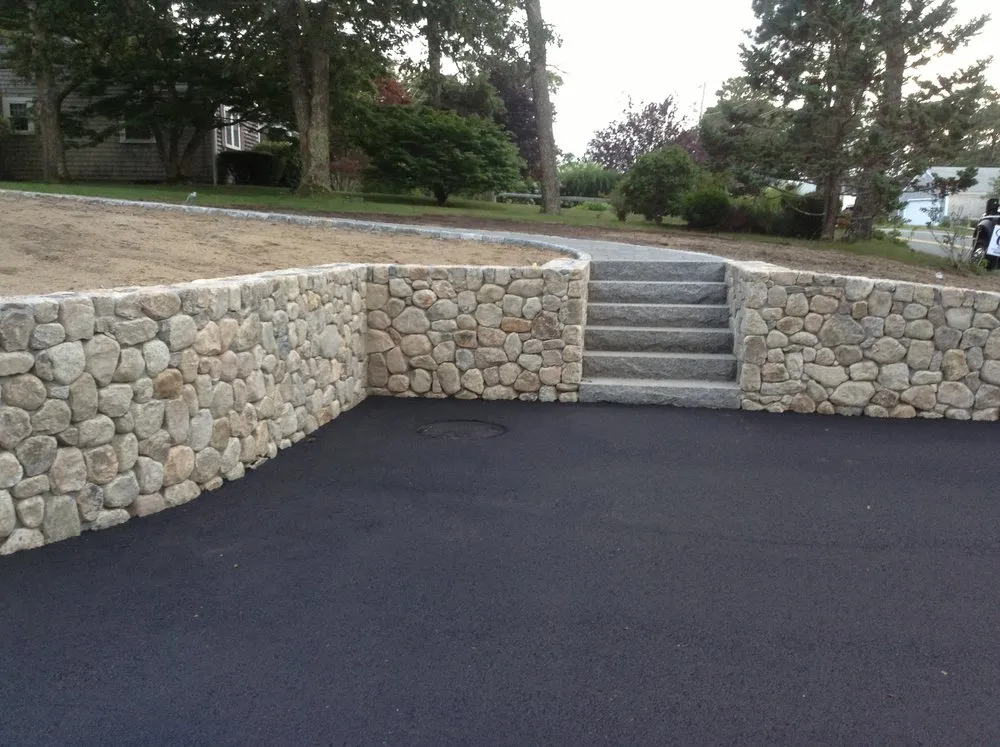 Local landscape installation for homes across Dennis, MA - SVS MASONRY & Construction