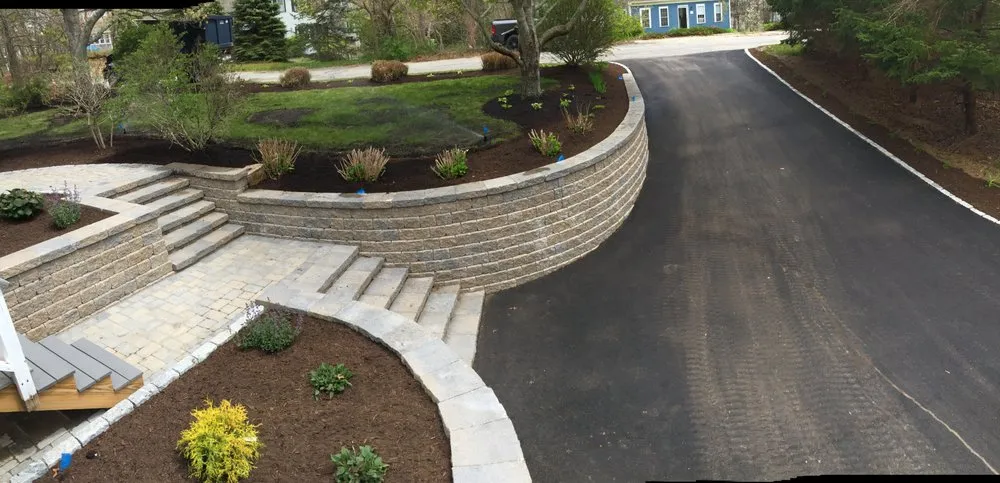 Local landscaping services for residential properties in Dennis, MA by SVS MASONRY & Construction