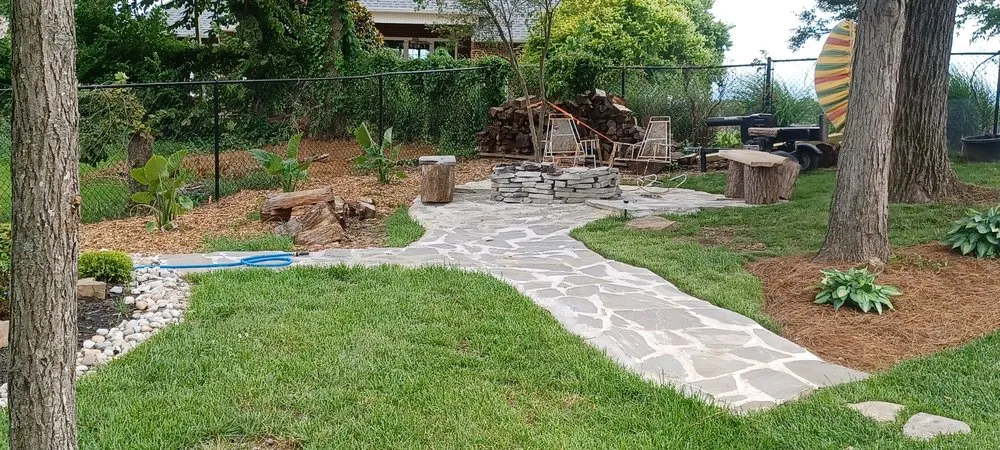Custom yard cleanup service for residential properties in Mt. Juliet, TN by Swain Landscape Design