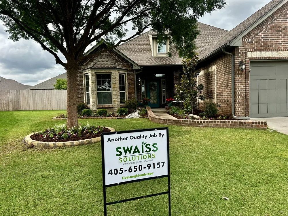 Affordable garden landscaping in Edmond, OK - Swaiss Solutions Lawn and Landscape