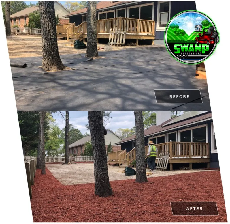 Expert garden landscaping in Aberdeen, NC - Swamp Builders