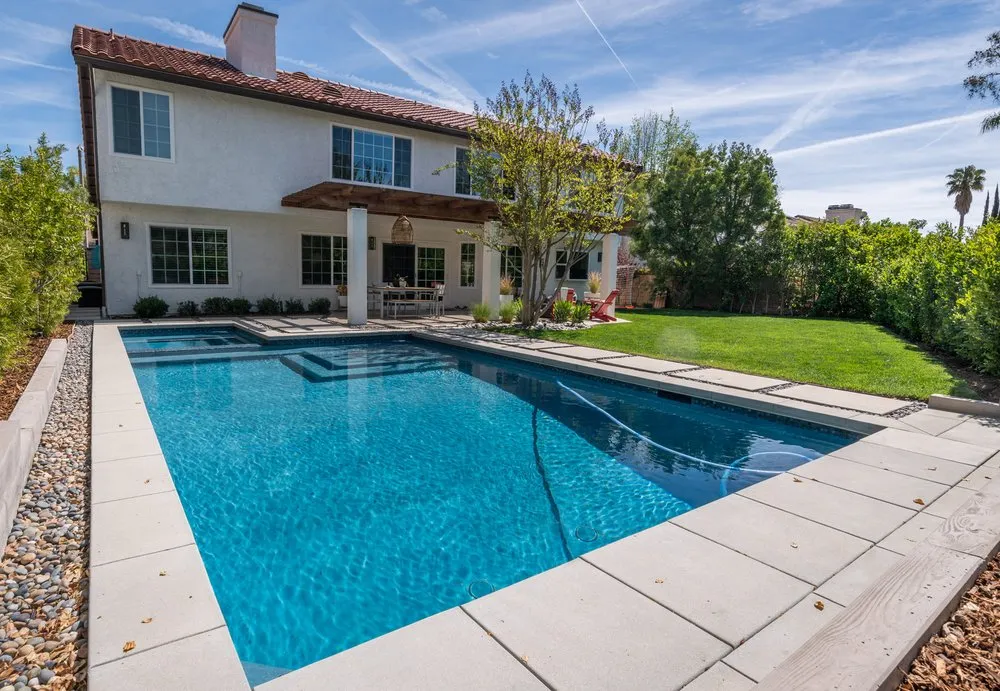 Expert lawn mowing service in Simi Valley, CA by Swan Pools West