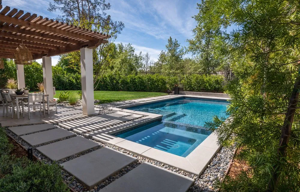 Reliable yard cleanup service with custom design in Simi Valley, CA by Swan Pools West