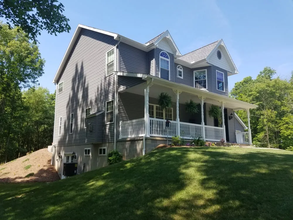 Custom residential landscaping in Mc Veytown, PA by Swarey's TLC Yard Services
