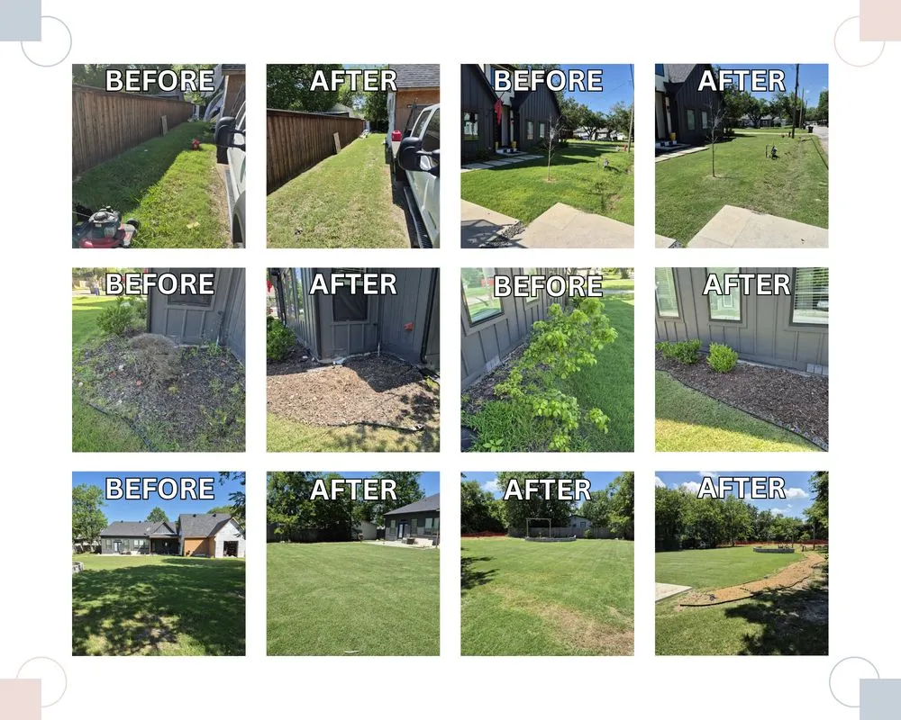 Reliable landscaping services for homes in Greenville, TX by Sweat Equity Services