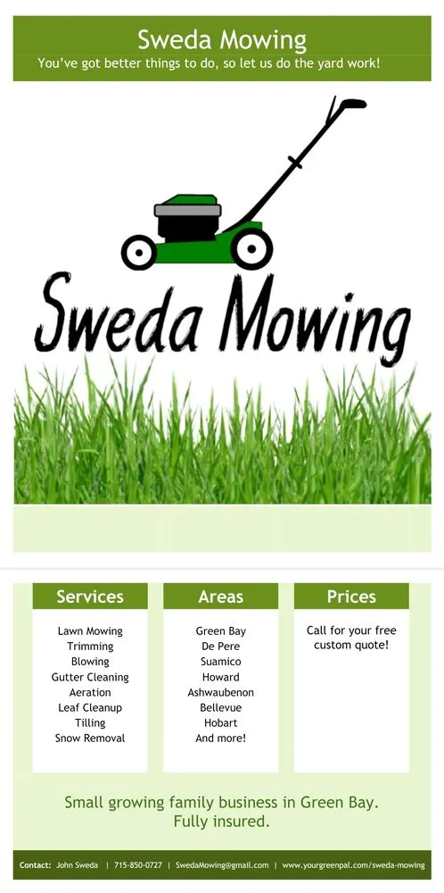 Expert garden landscaping in Green Bay, WI - Sweda Mowing