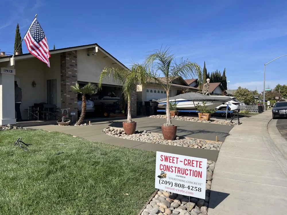 Professional lawn care service in Manteca, CA - Sweet-Crete Construction General Engineering