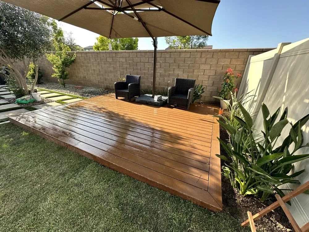 Custom landscape installation with custom design across Menifee, CA - Sweet Home Landscaping