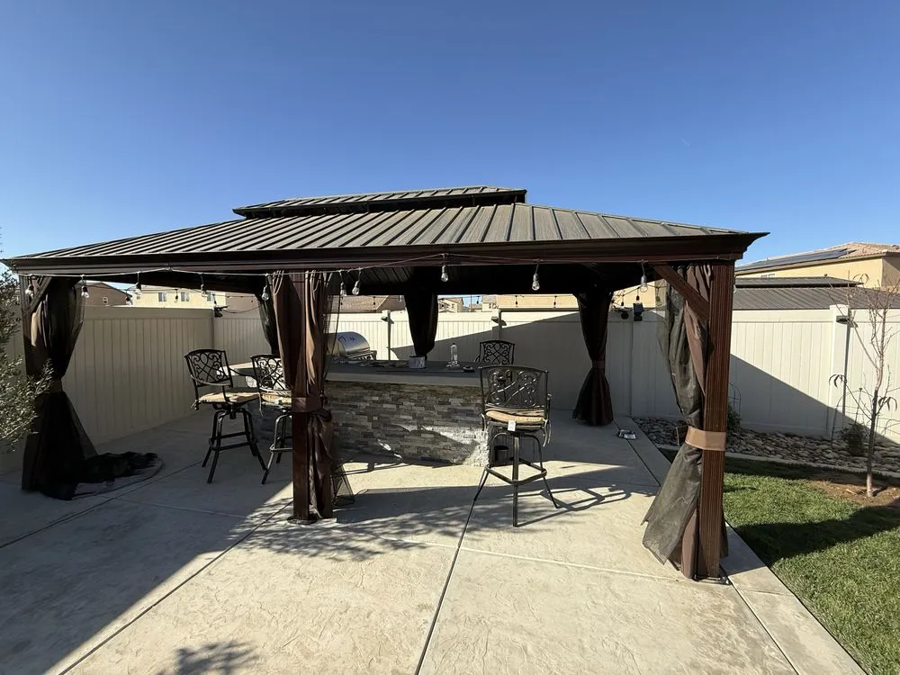 Custom landscape installation for year-round maintenance in Menifee, CA by Sweet Home Service