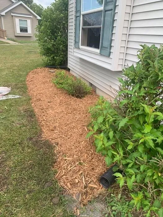 Local landscape installation in Charleston, IL by Sweet Home Services