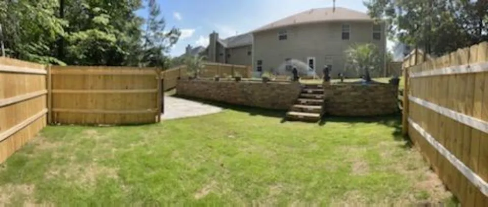 Professional outdoor landscaping for residential properties in Woodstock, GA by Sweet Maple Landscaping