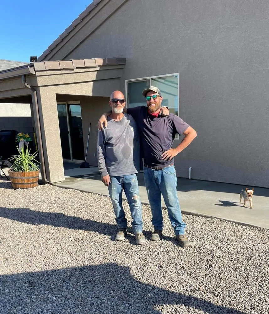 Professional outdoor landscaping with custom design in Kingman, AZ by Sweet Pete's Landscaping