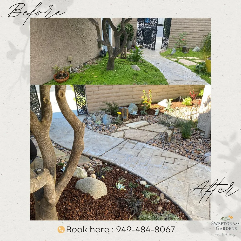 Custom yard cleanup service experts serving Lake Forest, CA - Sweetgrass Gardens