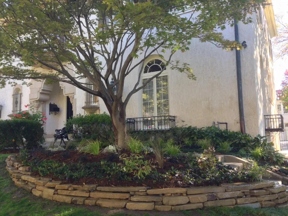 Affordable garden landscaping for residential properties in Oklahoma City, OK by Sweetleaf