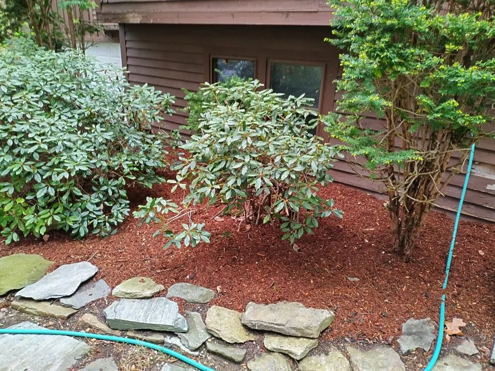 Affordable outdoor landscaping with custom design in Ashland, MA by Sweets Landscaping