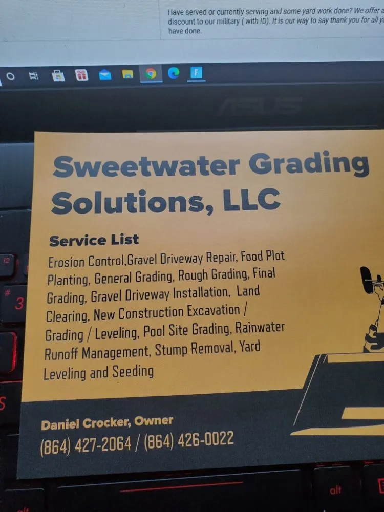 Professional yard maintenance in Union, SC - Sweetwater Grading Solutions