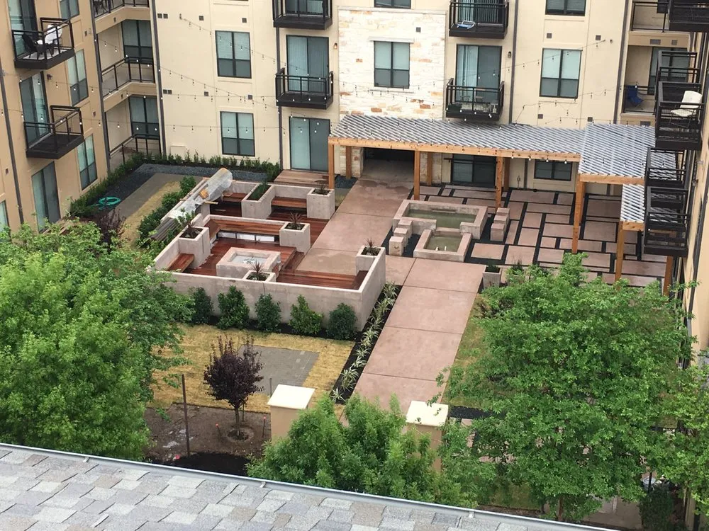 Professional lawn mowing service for outdoor upgrades in Austin, TX by SweetWater Landscape and Projects